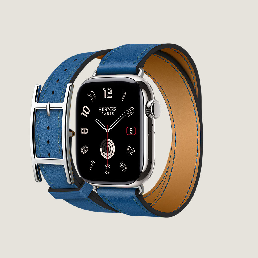 Series 10表盘 & Apple Watch Hermès 42毫米双圈Hapi表带