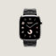 视图: 正面图, Series 10表盘 & Apple Watch Hermès 46毫米单圈Kilim折叠扣表带