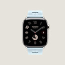 视图: 正面图, Series 10表盘 & Apple Watch Hermès 46毫米单圈Kilim折叠扣表带