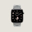 视图: 正面图, Series 10表盘 & Apple Watch Hermès 46毫米单圈Kilim折叠扣表带