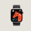 视图: 正面图, Series 10表盘 & Apple Watch Hermès 46毫米单圈Kilim折叠扣表带