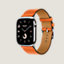 视图: 侧面图, Series 10表盘 & Apple Watch Hermès 46毫米单圈表带