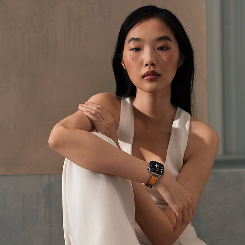 Series 11表盘 & Apple Watch Hermès 42毫米单圈Attelage表带