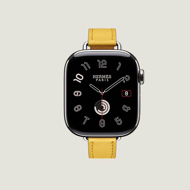 Series 11表盘 & Apple Watch Hermès 42毫米单圈Attelage表带