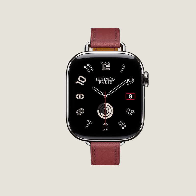 Series 11表盘 & Apple Watch Hermès 42毫米单圈Attelage表带