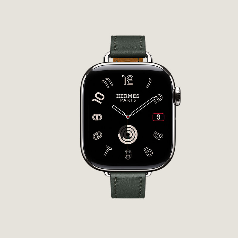 Series 11表盘 & Apple Watch Hermès 42毫米单圈Attelage表带