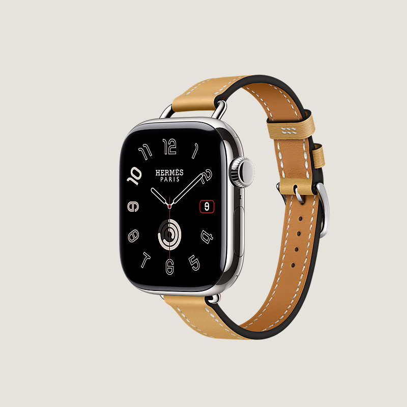 Series 11表盘 & Apple Watch Hermès 42毫米单圈Attelage表带
