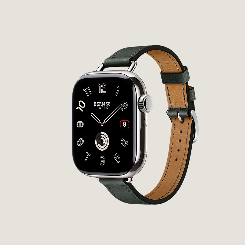 Series 11表盘 & Apple Watch Hermès 42毫米单圈Attelage表带