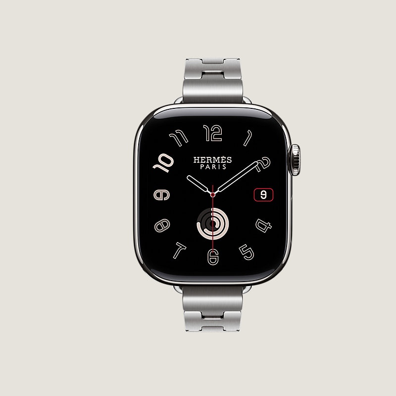 Series 11表盘 & Apple Watch Hermès 42毫米单圈Grand H Fin表带
