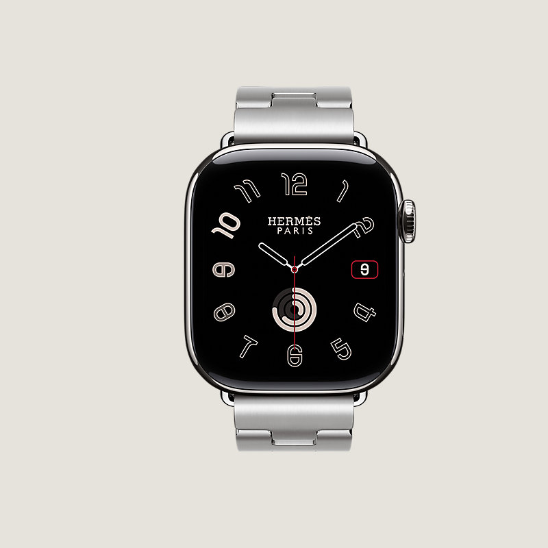 Series 11表盘 & Apple Watch Hermès 42毫米单圈Grand H表带