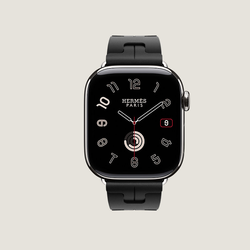 Series 11表盘 & Apple Watch Hermès 42毫米单圈Kilim折叠扣表带