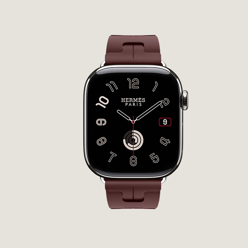 Series 11表盘 & Apple Watch Hermès 42毫米单圈Kilim折叠扣表带