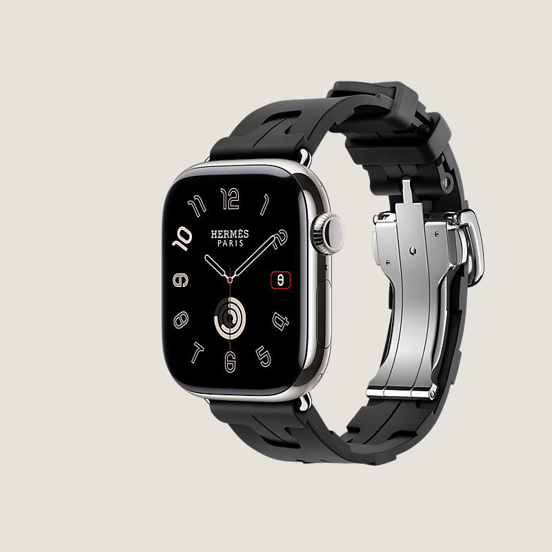 Series 11表盘 & Apple Watch Hermès 42毫米单圈Kilim折叠扣表带
