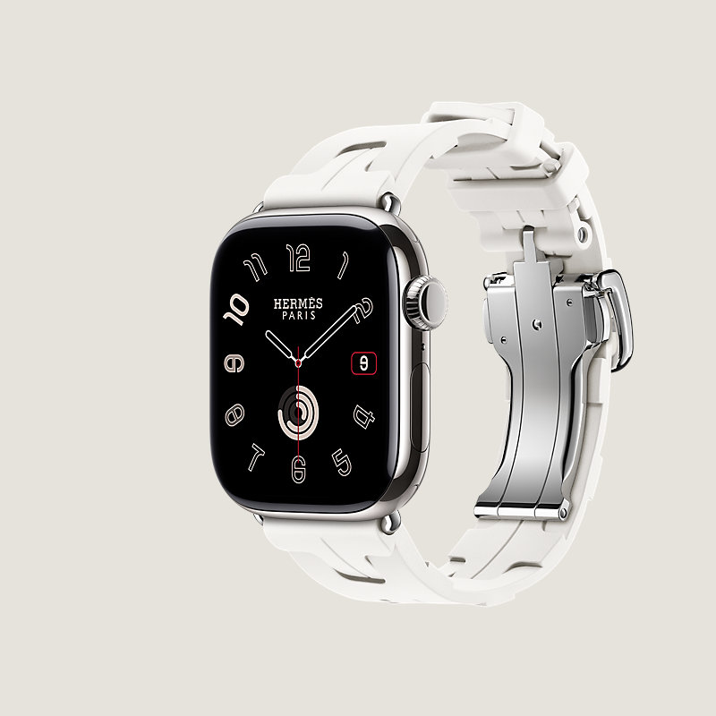 Series 11表盘 & Apple Watch Hermès 42毫米单圈Kilim折叠扣表带