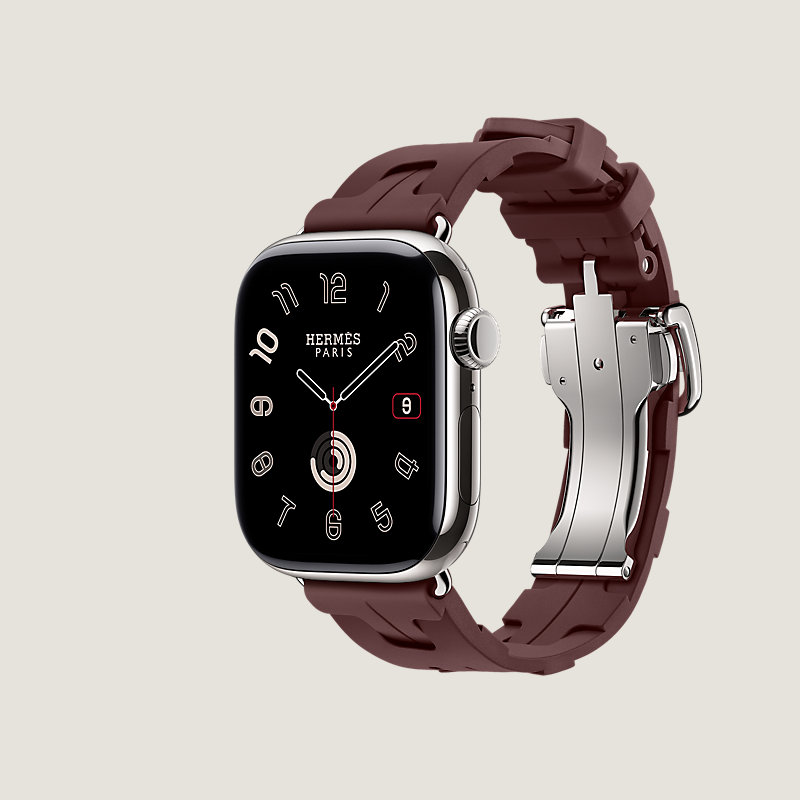 Series 11表盘 & Apple Watch Hermès 42毫米单圈Kilim折叠扣表带