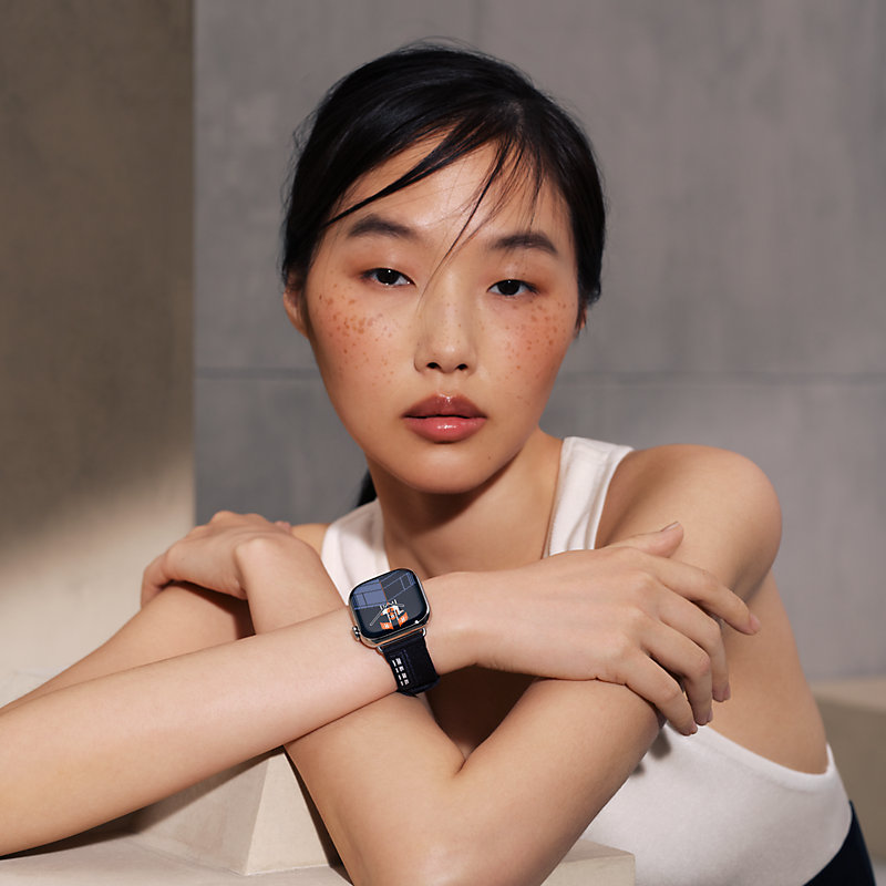 Series 11表盘 & Apple Watch Hermès 42毫米单圈福宝派对表带