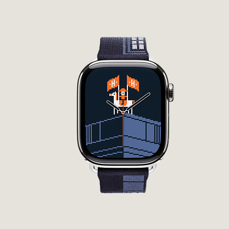 Series 11表盘 & Apple Watch Hermès 42毫米单圈福宝派对表带