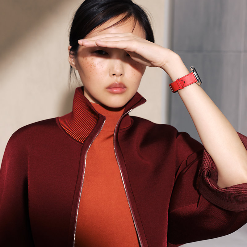 Series 11表盘 & Apple Watch Hermès 42毫米单圈表带