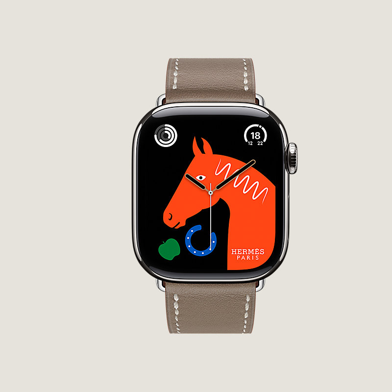 Series 11表盘 & Apple Watch Hermès 42毫米单圈表带