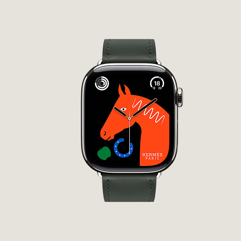 Series 11表盘 & Apple Watch Hermès 42毫米单圈表带
