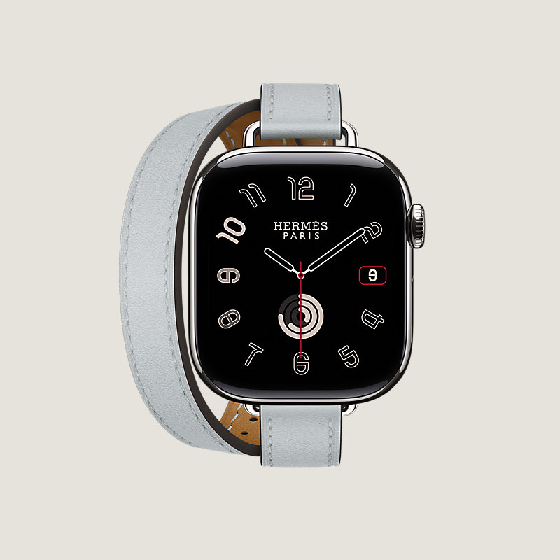Series 11表盘 & Apple Watch Hermès 42毫米双圈Attelage表带
