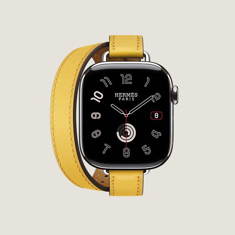 Series 11表盘 & Apple Watch Hermès 42毫米双圈Attelage表带
