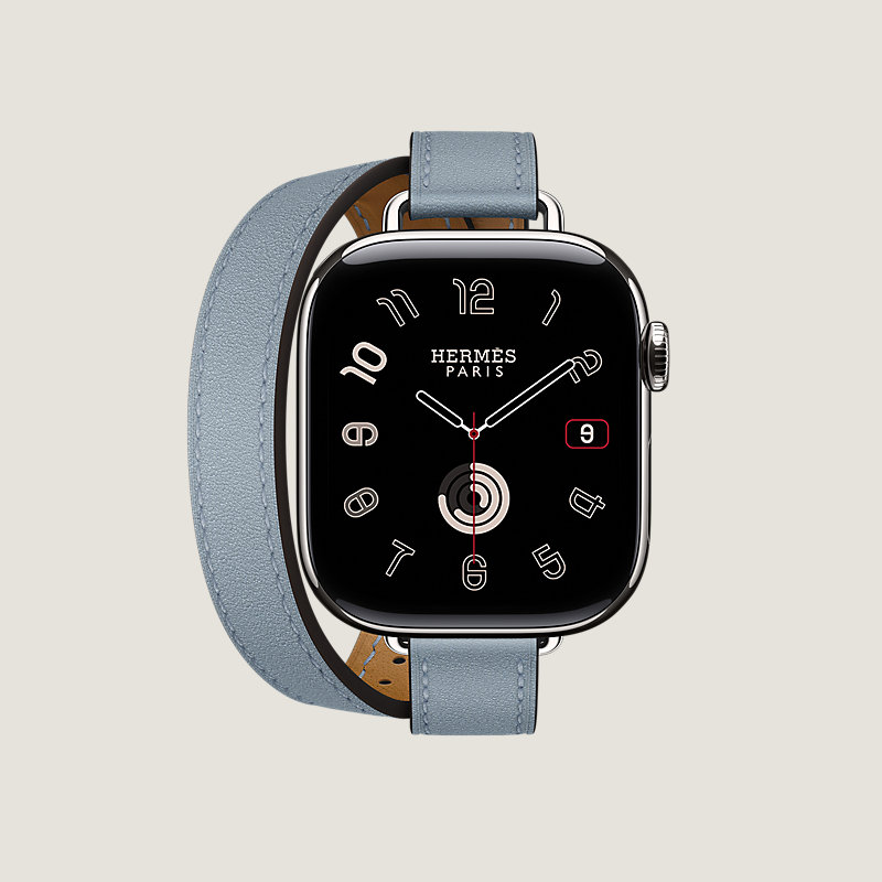 Series 11表盘 & Apple Watch Hermès 42毫米双圈Attelage表带