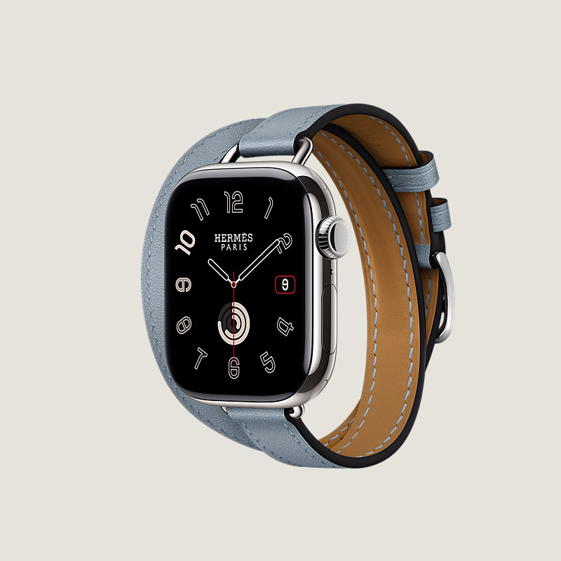 Series 11表盘 & Apple Watch Hermès 42毫米双圈Attelage表带