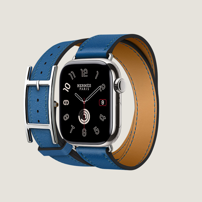 Series 11表盘 & Apple Watch Hermès 42毫米双圈Hapi表带