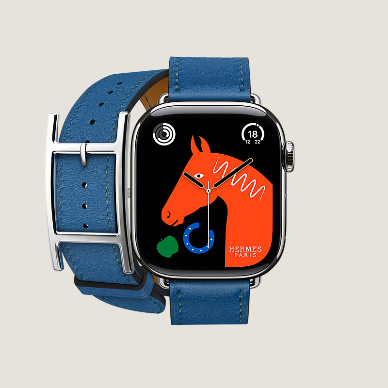 Series 11表盘 & Apple Watch Hermès 42毫米双圈Hapi表带