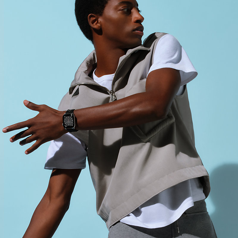 Series 11表盘 & Apple Watch Hermès 46毫米单圈Bridon Lisere表带