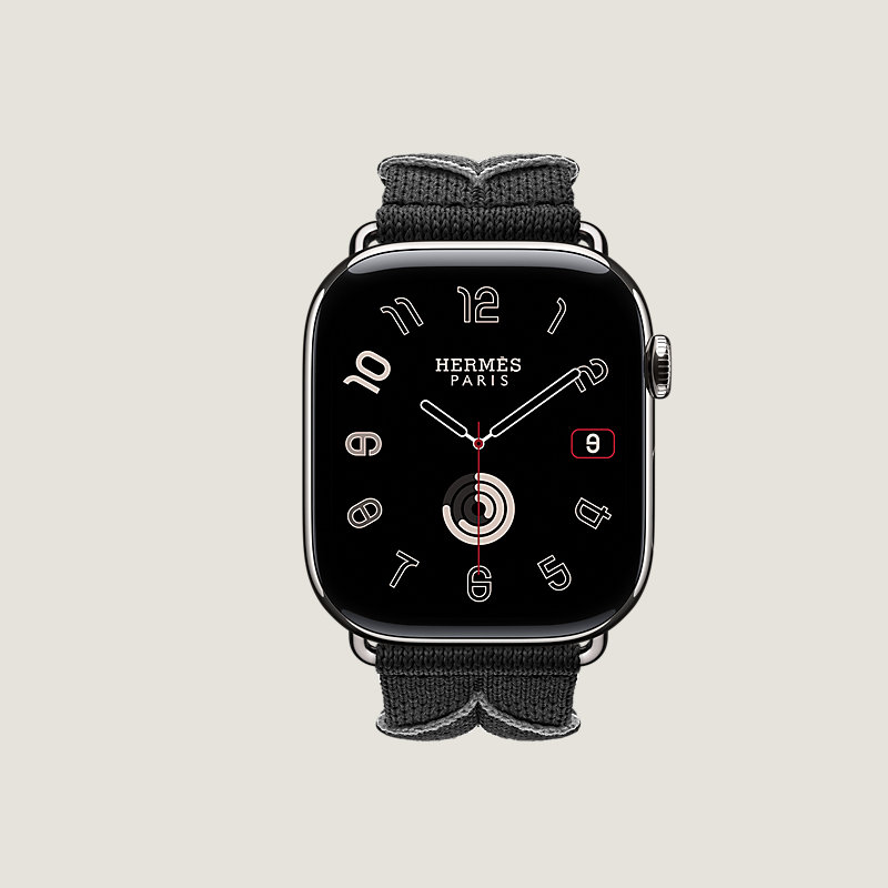 Series 11表盘 & Apple Watch Hermès 46毫米单圈Bridon Lisere表带