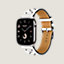 Series 11表盘 & Apple Watch Hermès 46毫米单圈Clou Medor Rock表带, 视图: 侧面图, side, 当前为第2张（共4张）