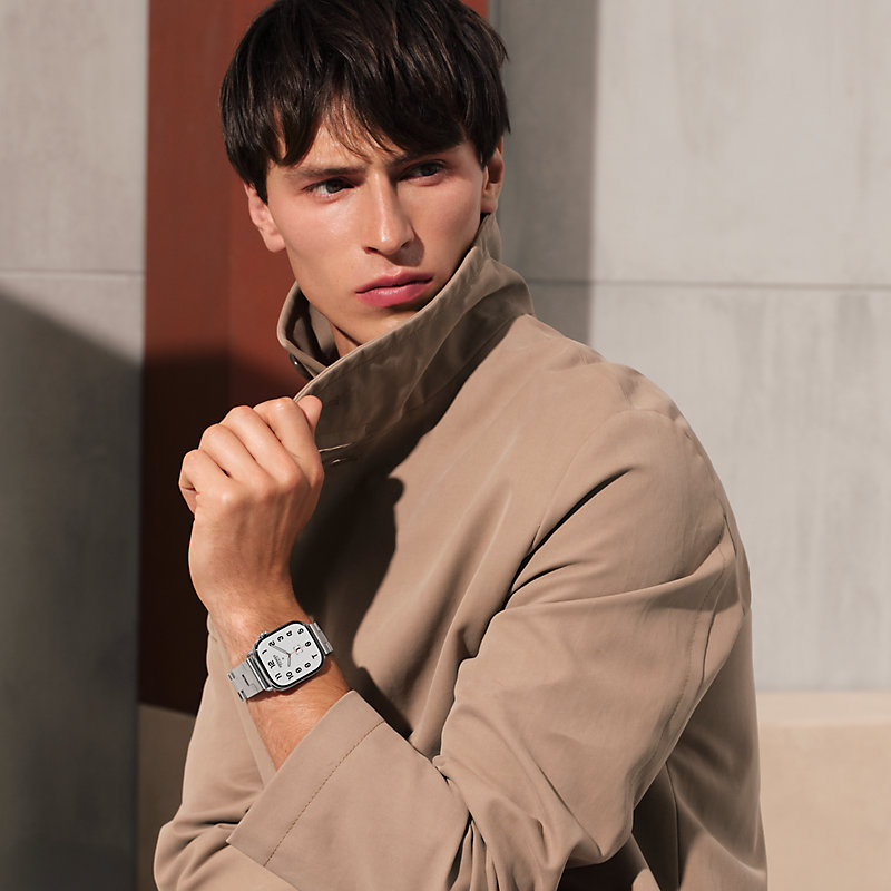 Series 11表盘 & Apple Watch Hermès 46毫米单圈Grand H表带