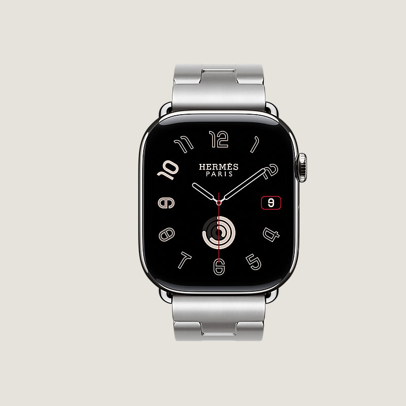 Series 11表盘 & Apple Watch Hermès 46毫米单圈Grand H表带