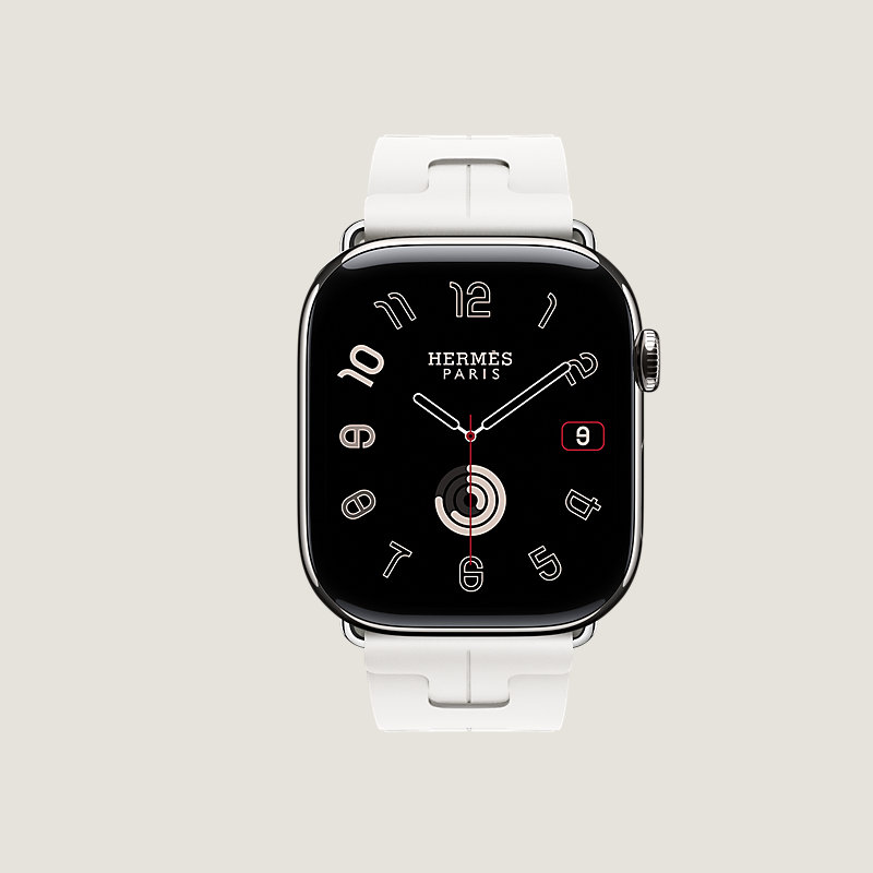 Series 11表盘 & Apple Watch Hermès 46毫米单圈Kilim折叠扣表带