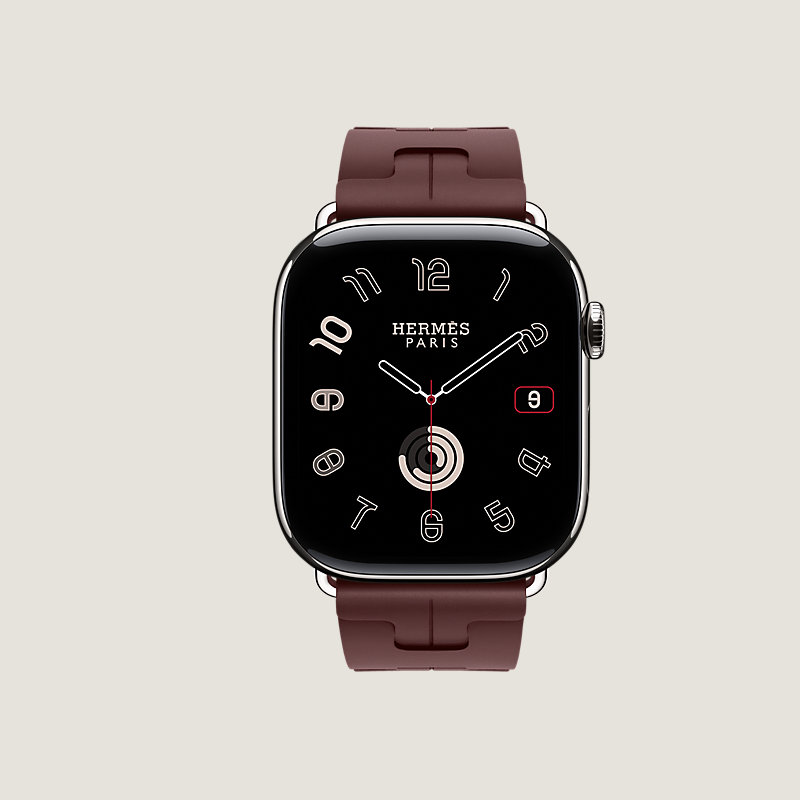 Series 11表盘 & Apple Watch Hermès 46毫米单圈Kilim折叠扣表带