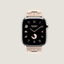 Series 11表盘 & Apple Watch Hermès 46毫米单圈Kilim折叠扣表带, 视图: 正面图, front, 当前为第1张（共5张）