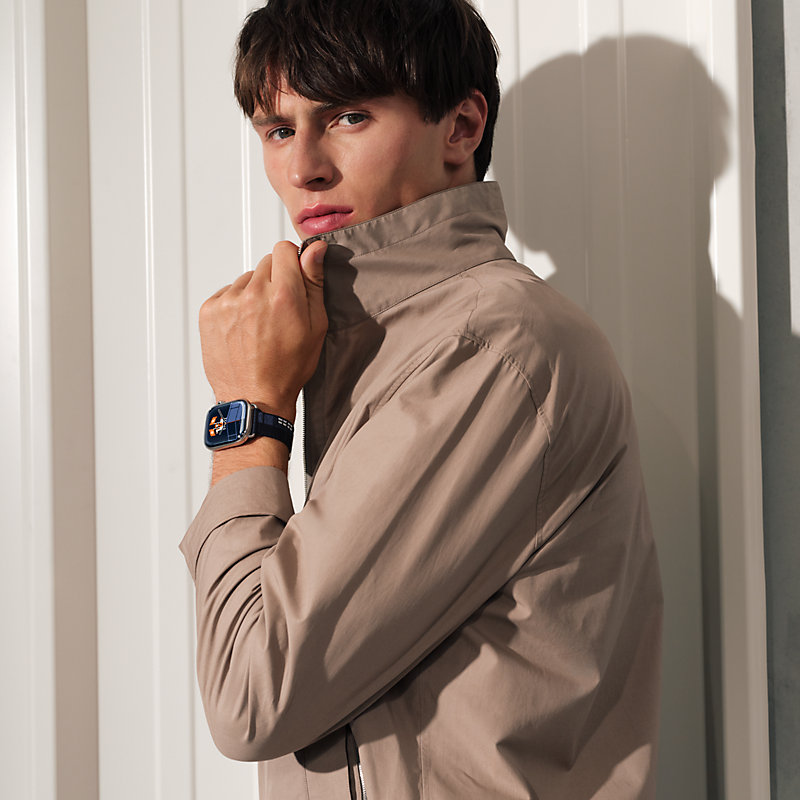 Series 11表盘 & Apple Watch Hermès 46毫米单圈福宝派对表带