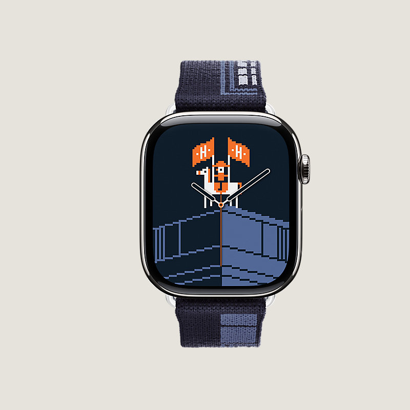 Series 11表盘 & Apple Watch Hermès 46毫米单圈福宝派对表带