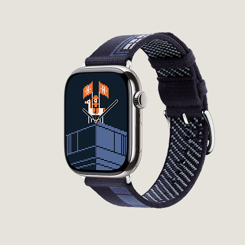 Series 11表盘 & Apple Watch Hermès 46毫米单圈福宝派对表带