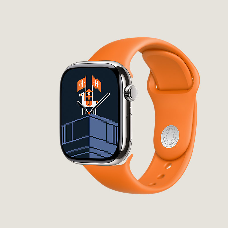 Series 11表盘 & Apple Watch Hermès 46毫米单圈福宝派对表带