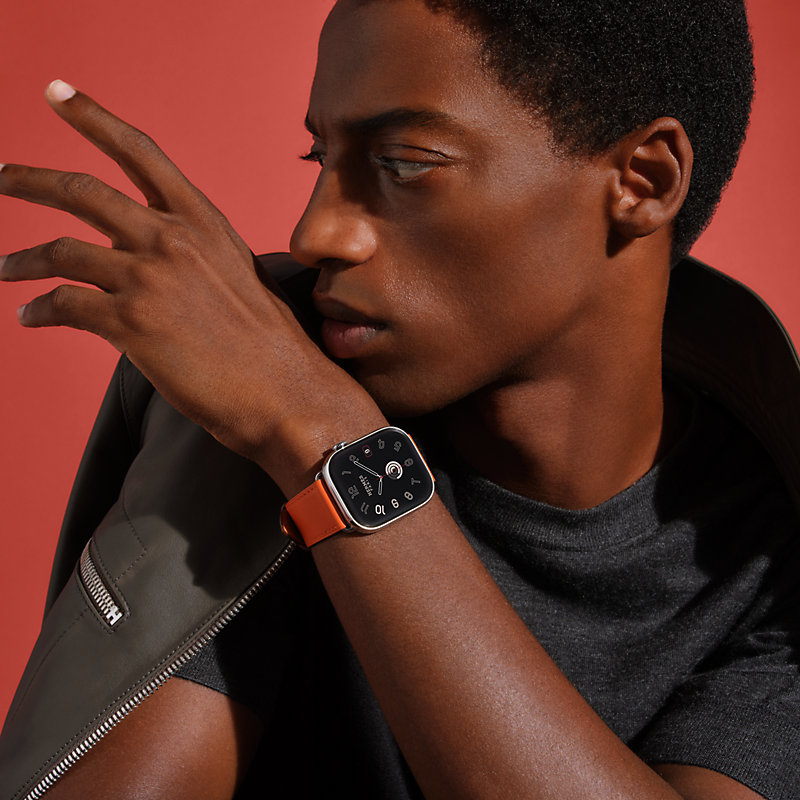 Series 11表盘 & Apple Watch Hermès 46毫米单圈表带