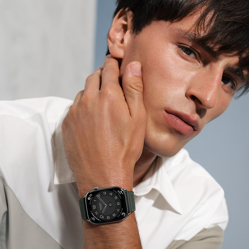 Series 11表盘 & Apple Watch Hermès 46毫米单圈表带
