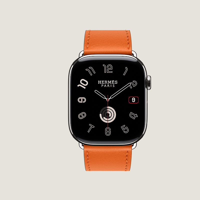 Series 11表盘 & Apple Watch Hermès 46毫米单圈表带