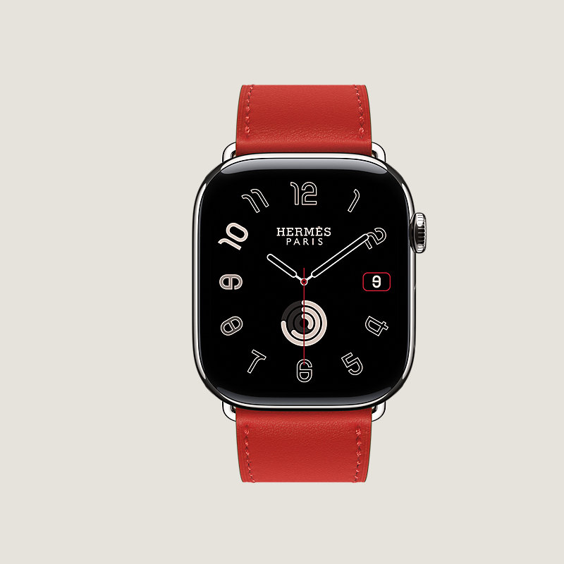Series 11表盘 & Apple Watch Hermès 46毫米单圈表带