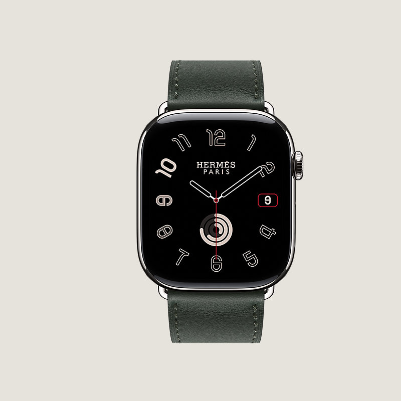 Series 11表盘 & Apple Watch Hermès 46毫米单圈表带