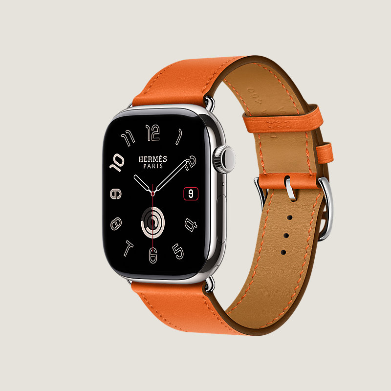 Series 11表盘 & Apple Watch Hermès 46毫米单圈表带