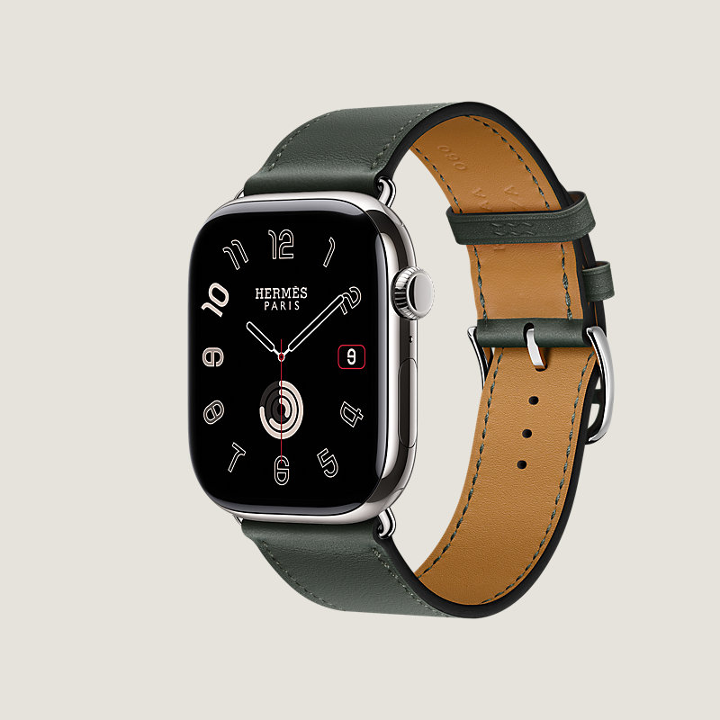 Series 11表盘 & Apple Watch Hermès 46毫米单圈表带