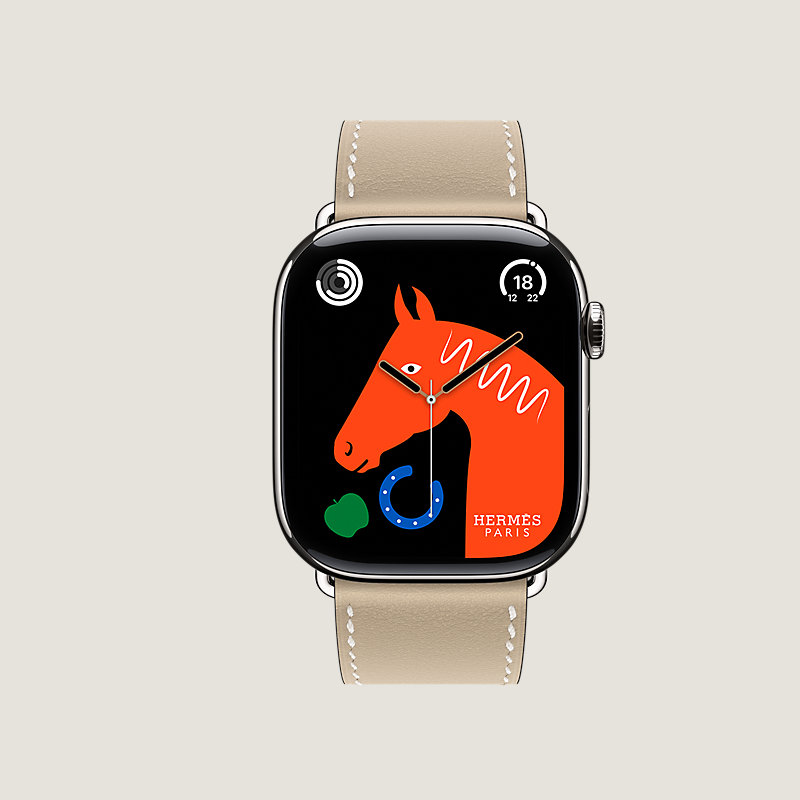 Series 11表盘 & Apple Watch Hermès 46毫米单圈表带